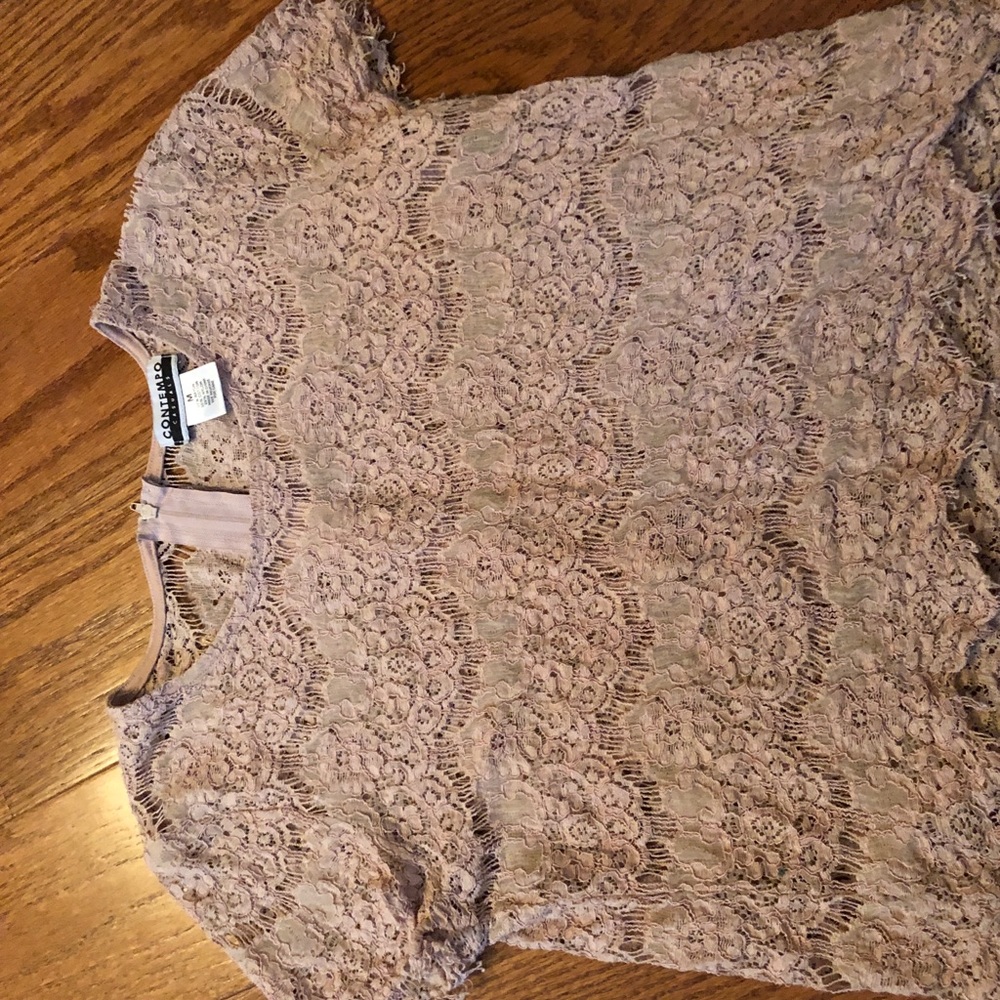 laced top